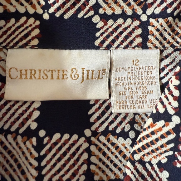 Vintage Christie & Jill Button-Up Shirt
Size 12 - Picture 3 of 6